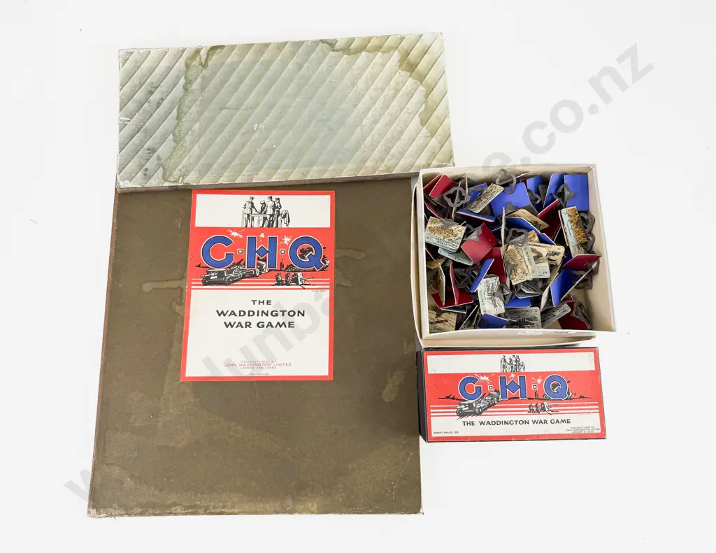 GHQ Military Board Game For Two Players by Waddingtons around 1940 Image 1++