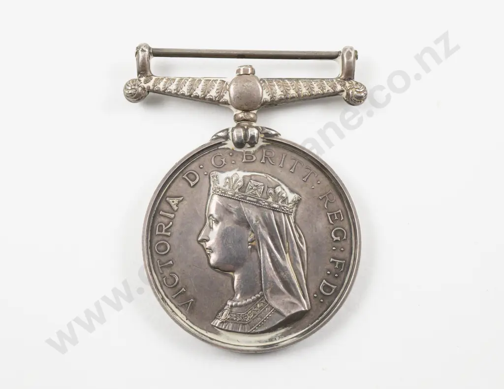 New Zealand War Medal 1861 - 1866 Image 1++