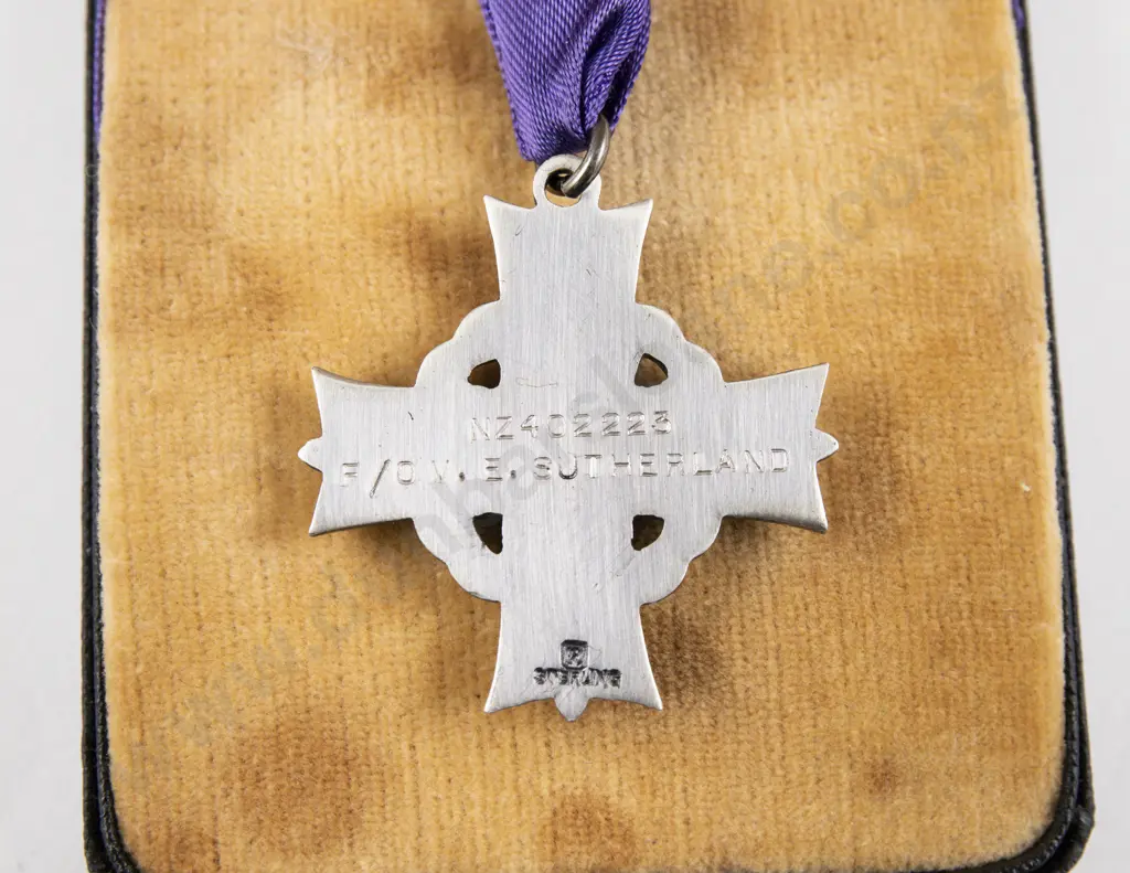 Boxed GIVR Sterling Silver Memorial Cross on Ribbon Image 1++