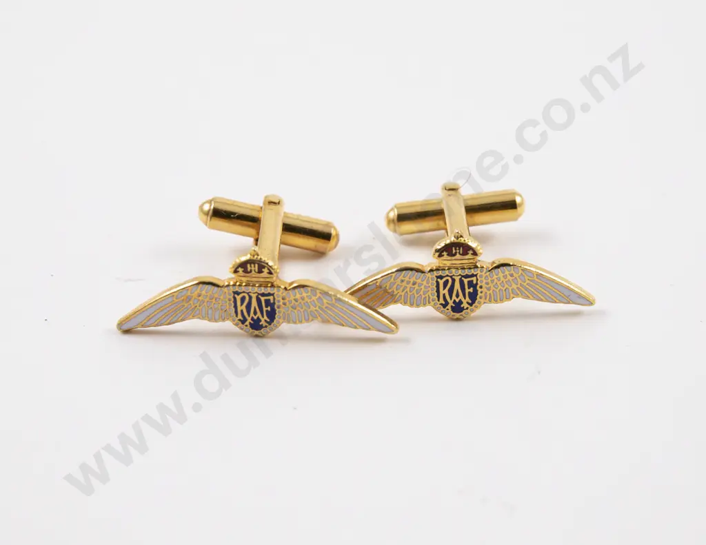 Pair Commemorative RAF Cuff Links Image 1++