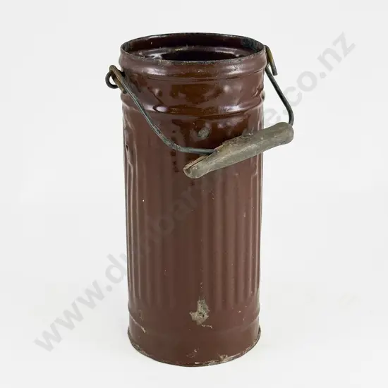 Post WWII German Milk Container made from WWII Gas Mask