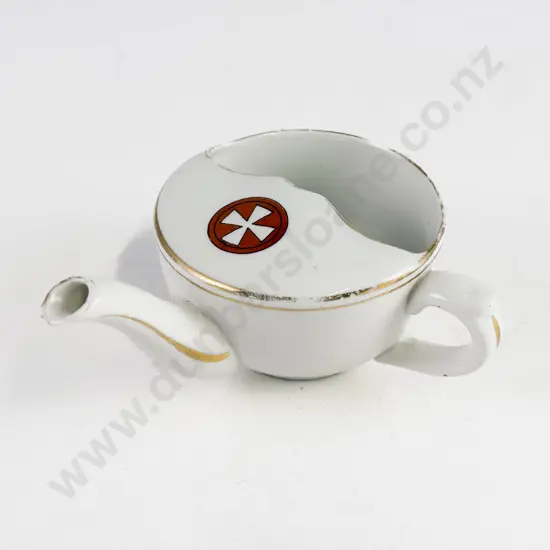 WWI Red Cross Porcelain Invalid Feeding Cup