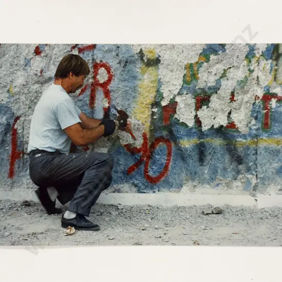 Genuine Piece of the Berlin Wall taken by vendor in 1990