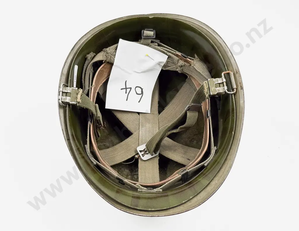 US M1 Steel Helmet with Liner and Chinstrap Image 1++