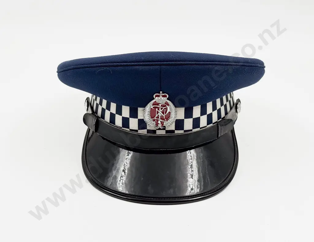 New Zealand Police Officers Peaked Service Cap Image 1++