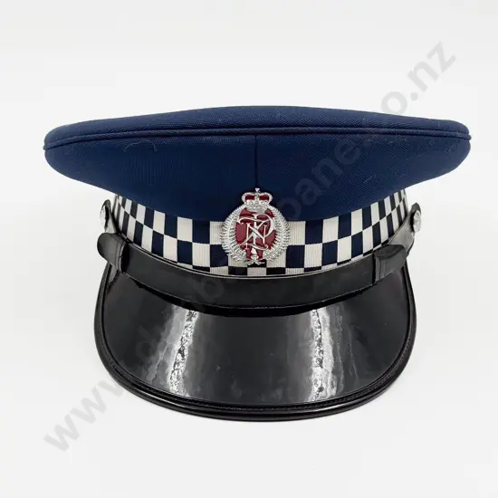 New Zealand Police Officers Peaked Service Cap