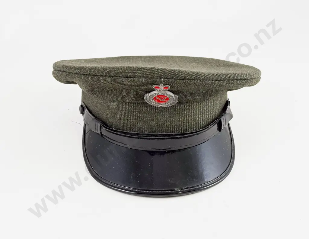 NZ Justice Department Corrections Officer’s Peaked Service Cap Image 1++