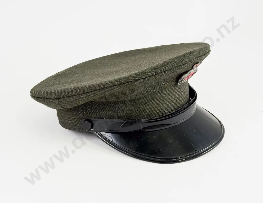 NZ Justice Department Corrections Officer’s Peaked Service Cap Image 1++