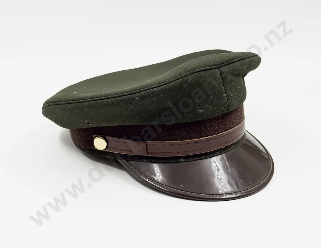 NZ Justice Department Corrections Officer’s Peaked Service Cap Image 1++