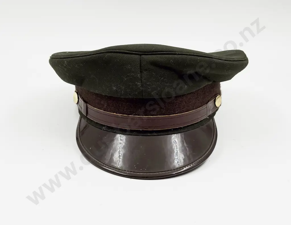 NZ Justice Department Corrections Officer’s Peaked Service Cap Image 1++