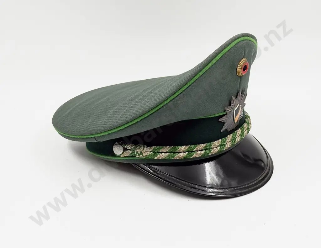 West German Baden-Wurttemberg State Police Officer’s Peaked Service Cap Image 1++