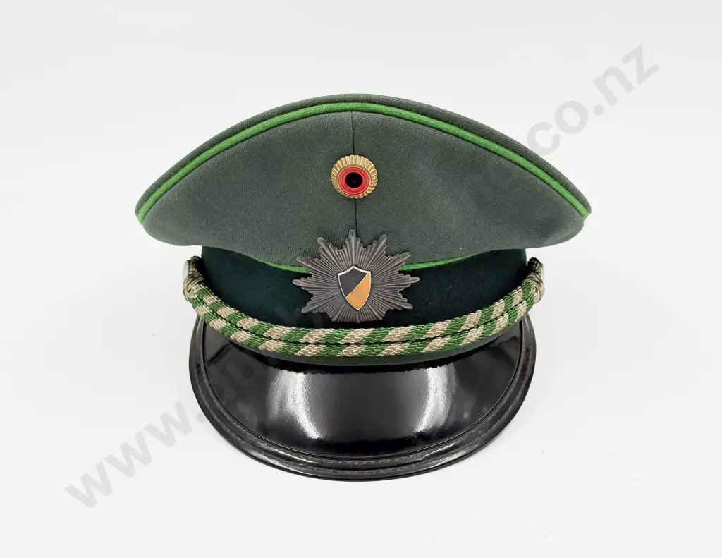 West German Baden-Wurttemberg State Police Officer’s Peaked Service Cap Image 1++
