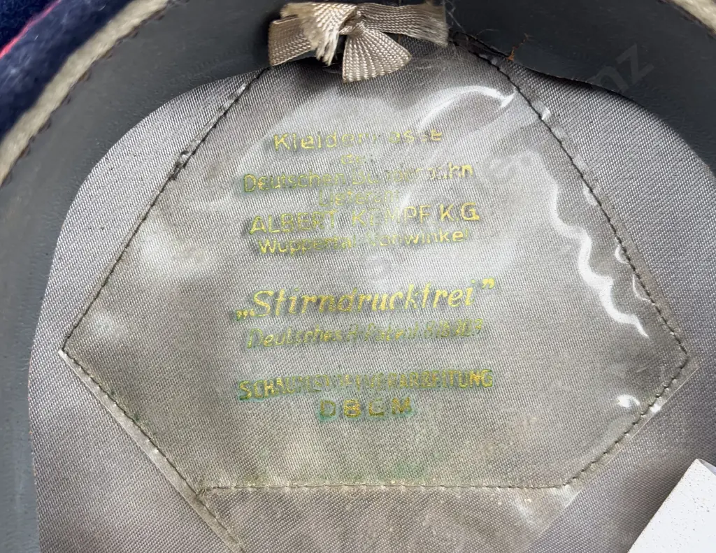 Deutsche Reichbahn (German National Railway Official’s Peaked Service Cap Image 1++