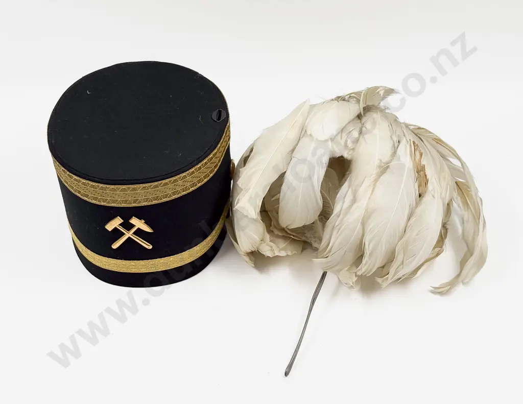 Silesian/German Coal Miner Official Dress Cap (Schachthut) Image 1++