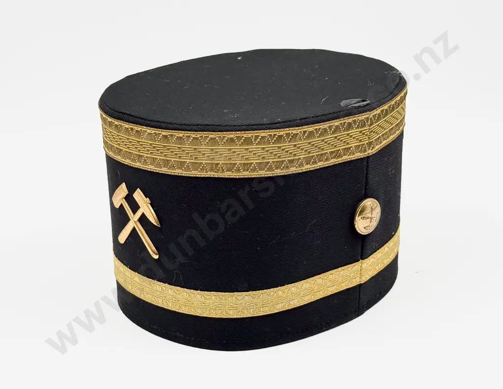 Silesian/German Coal Miner Official Dress Cap (Schachthut) Image 1++