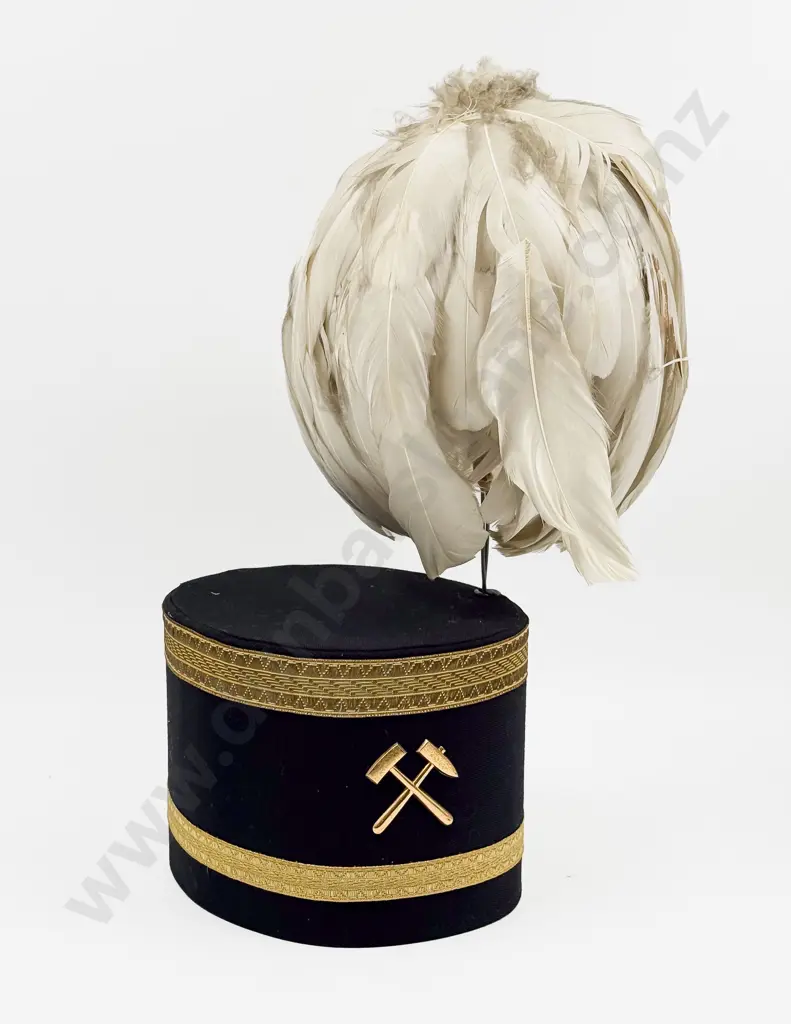 Silesian/German Coal Miner Official Dress Cap (Schachthut) Image 1++