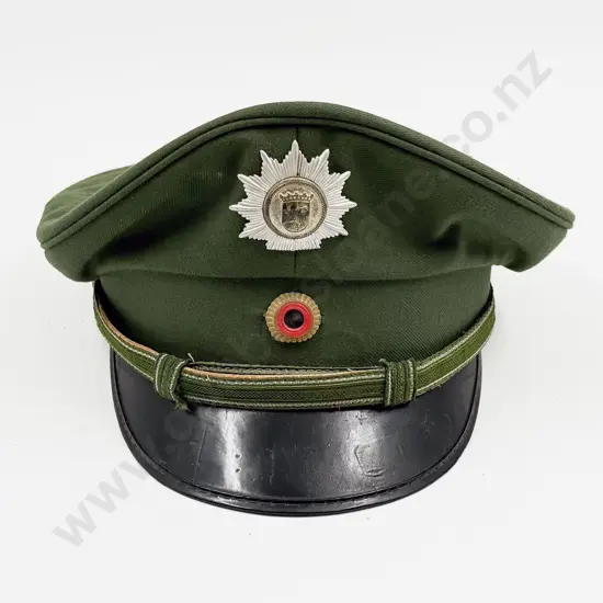 West German Rhineland-Palatinate (Rheinland-Pfalz) State Officer’s Peaked Service Cap