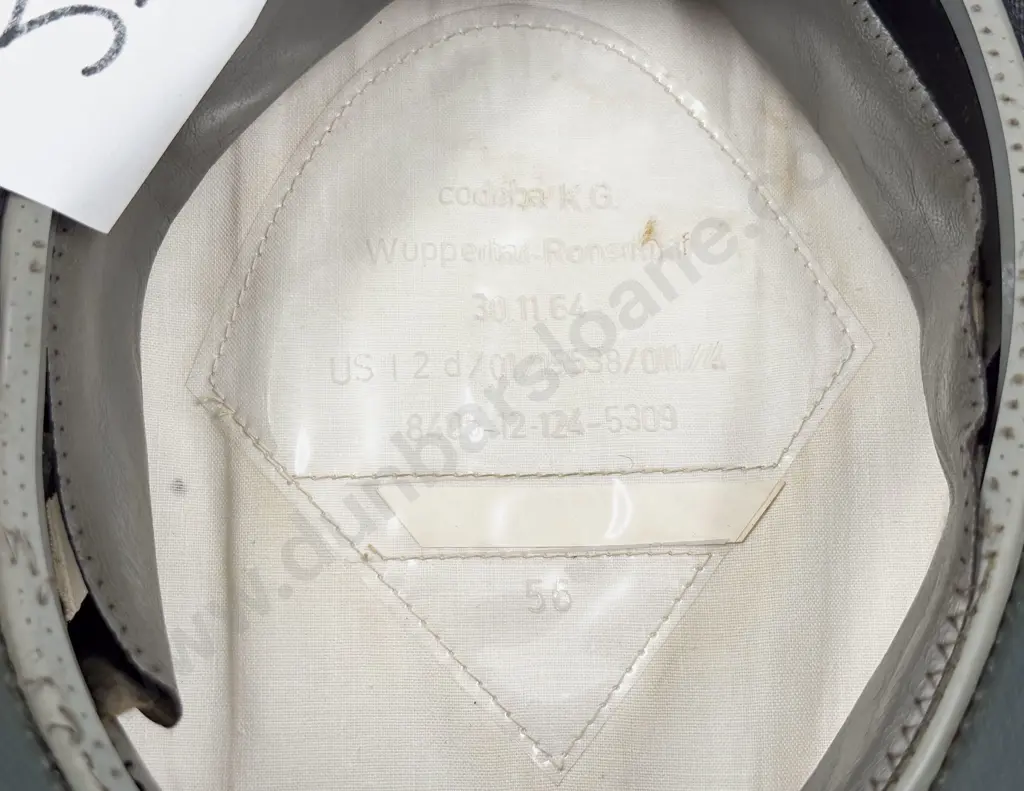 Bundeswehr West German Army Other Ranks White Topped Peaked Service Cap Image 1++