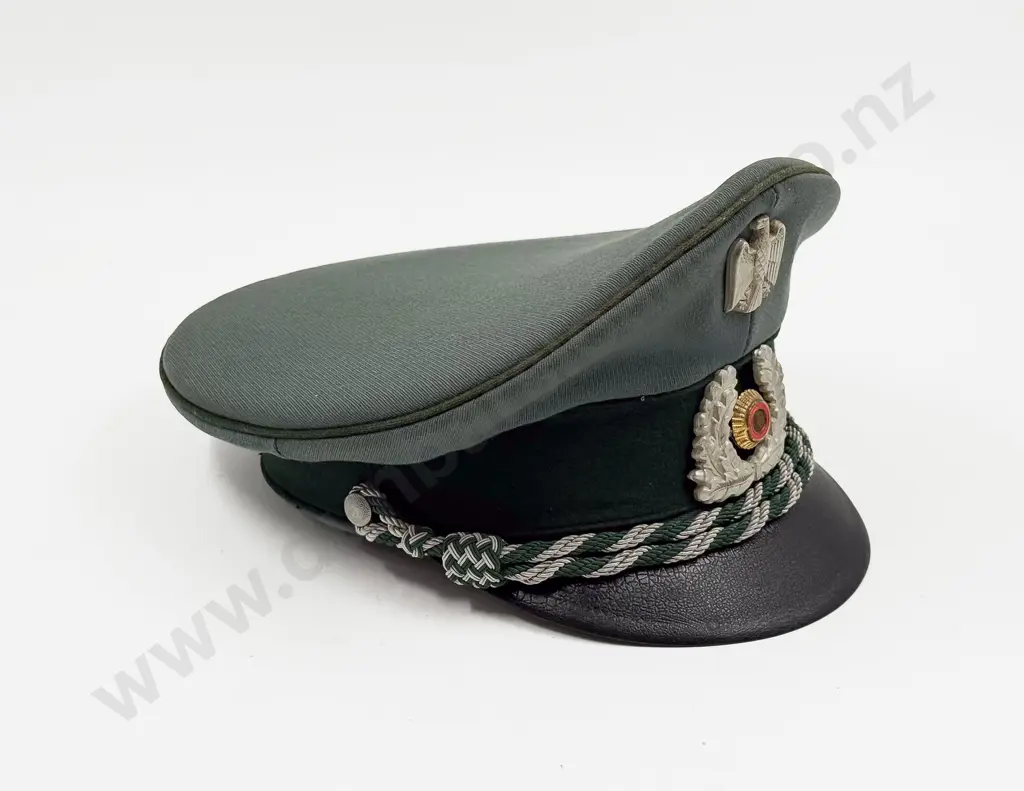 West German Bundesgrenzschutz (BGS) Federal Border Protection Officer’s Peaked Service Cap Image 1++
