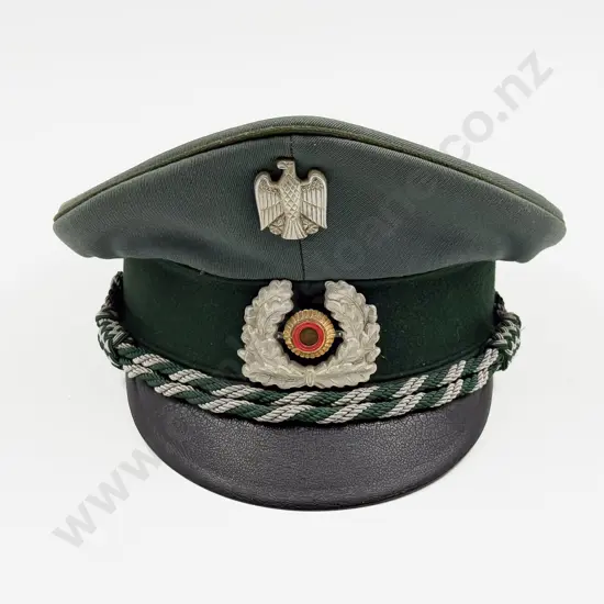 West German Bundesgrenzschutz (BGS) Federal Border Protection Officer’s Peaked Service Cap