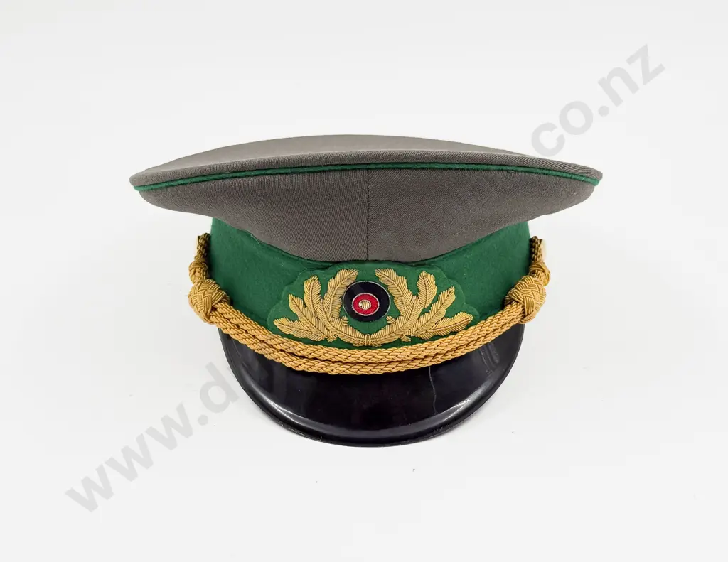 East German (DDR) Border Guard (Grenztruppen) General’s Peaked Service Cap Image 1++