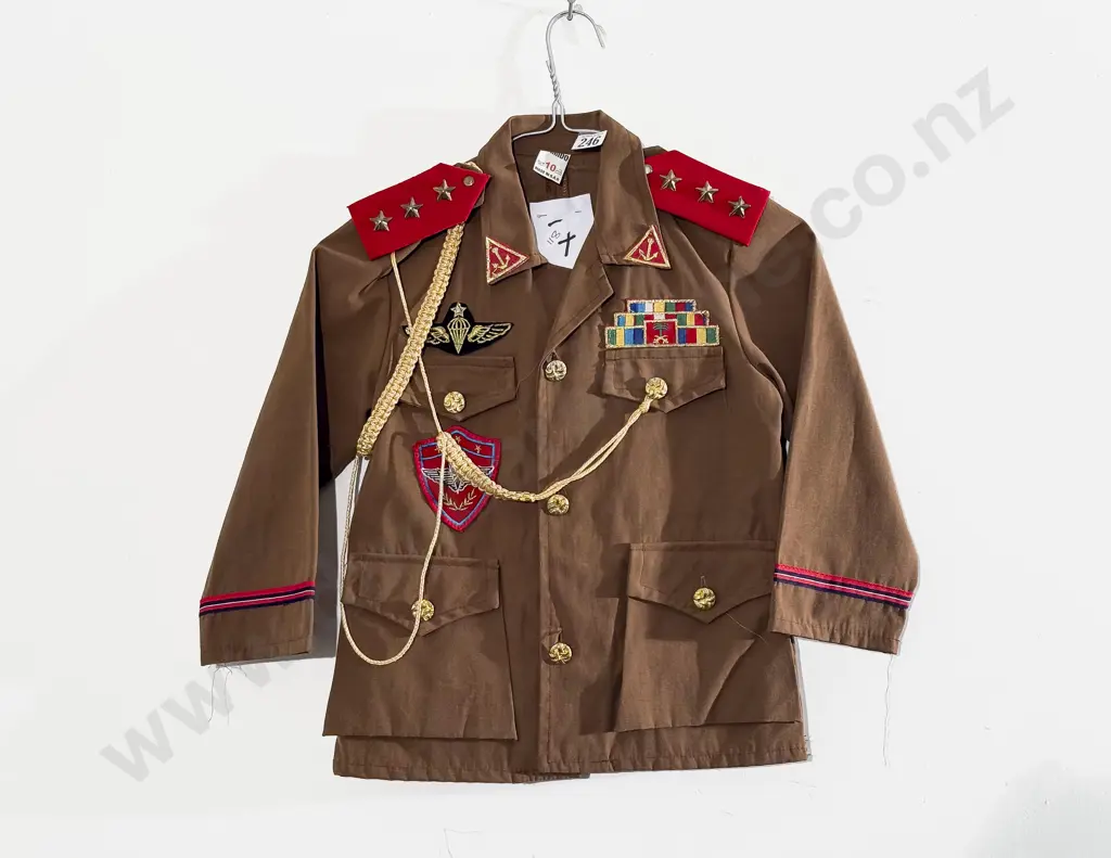 Chinese Child’s Military Uniform Jacket and Pants Image 1++