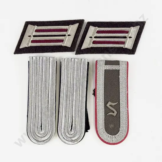 East German Army Collar Tabs and Epaulettes