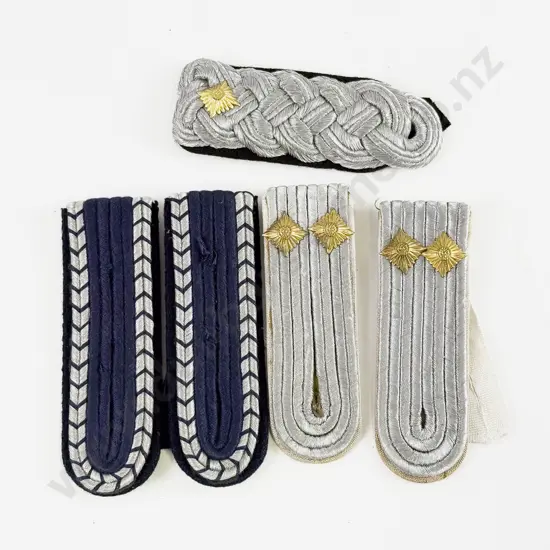 East German Army Collar Tabs and Epaulettes