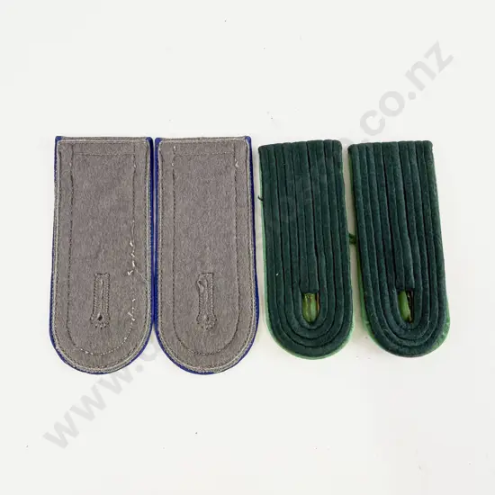 Pair East German Volkspolizei or Border Guards Shoulder Boards and other pair