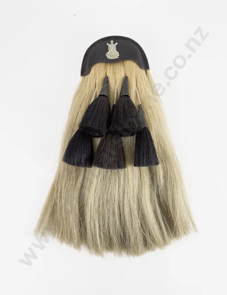 Scottish Other Ranks White Horsehair Sporran Image 1++