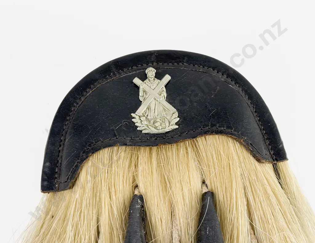 Scottish Other Ranks White Horsehair Sporran Image 1++