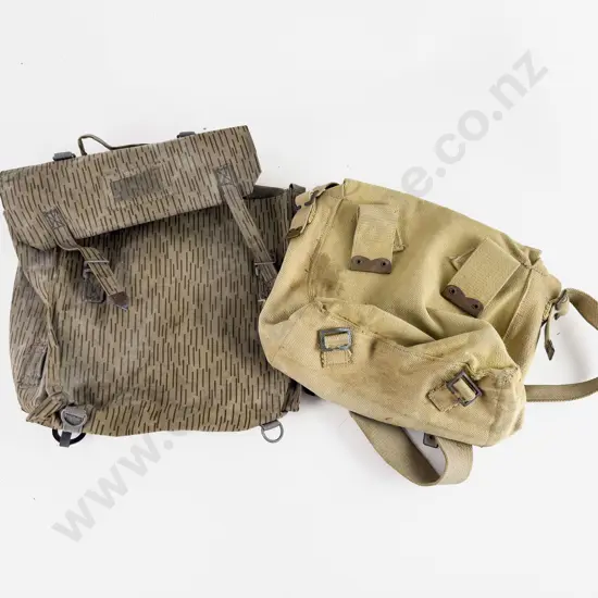 East German Army (NVA) Strichtarn (Rain Drop) Pattern Back Pack