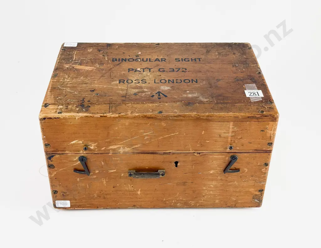 Original Boxed Ross of London WWII Binocular Gun Sight Image 1++