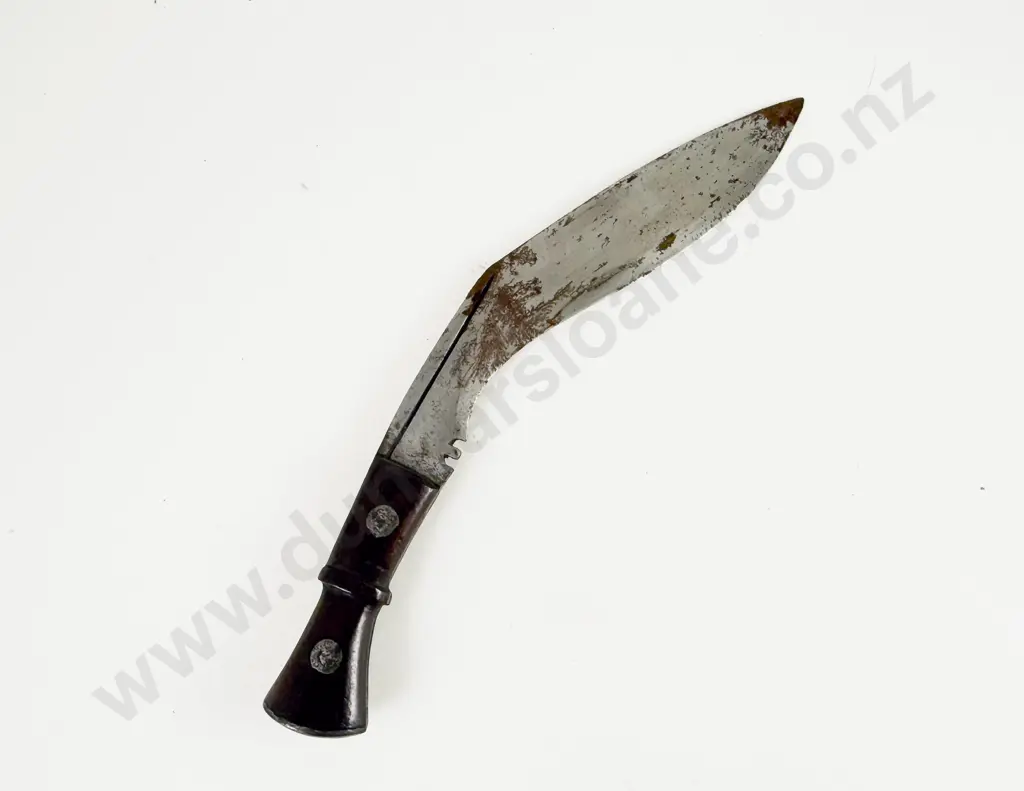 Vintage Nepalese Kukri of Traditional Form with Small Knives Image 1++