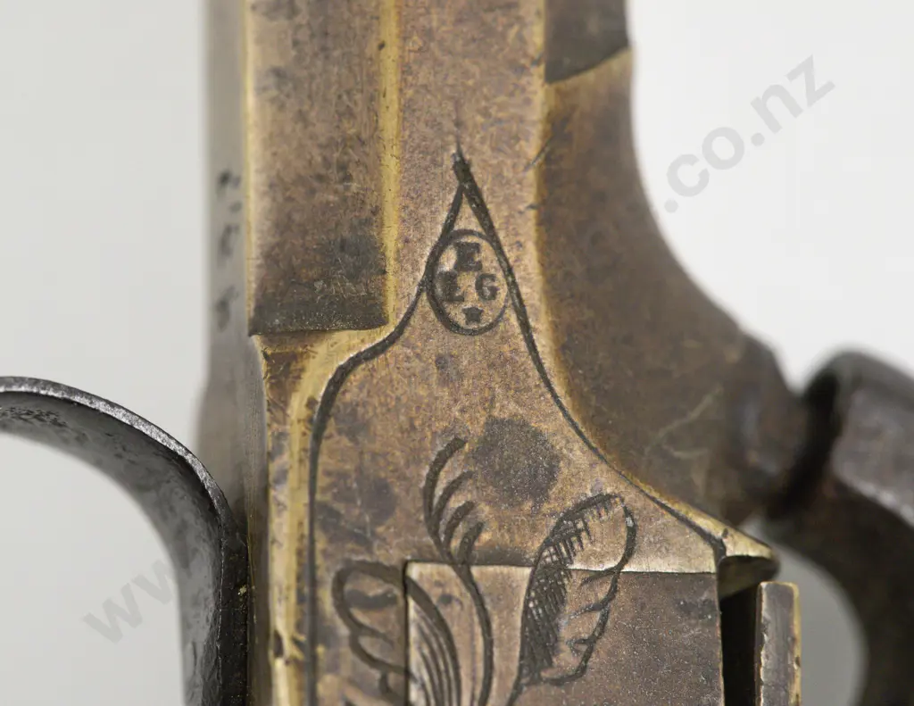 Antique C19th Cannon Barrel Percussion Cap Pistol Image 1++