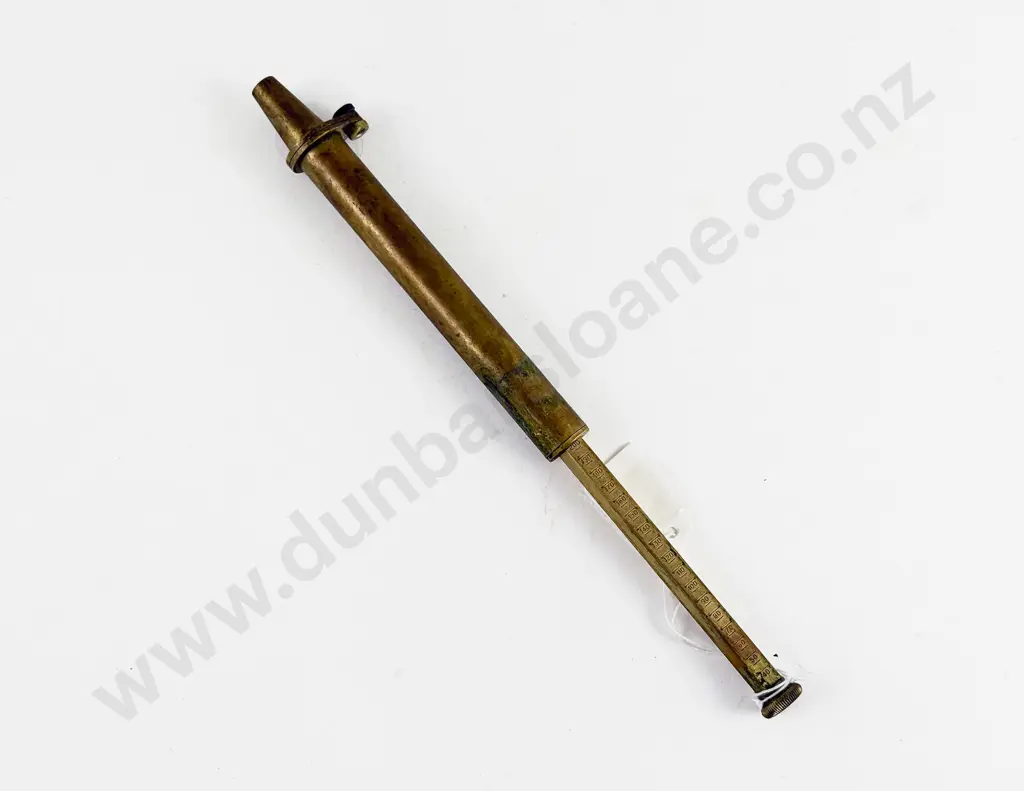 C19th Brass Powder Measure Image 1++