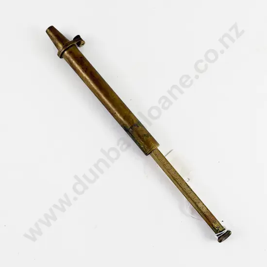 C19th Brass Powder Measure