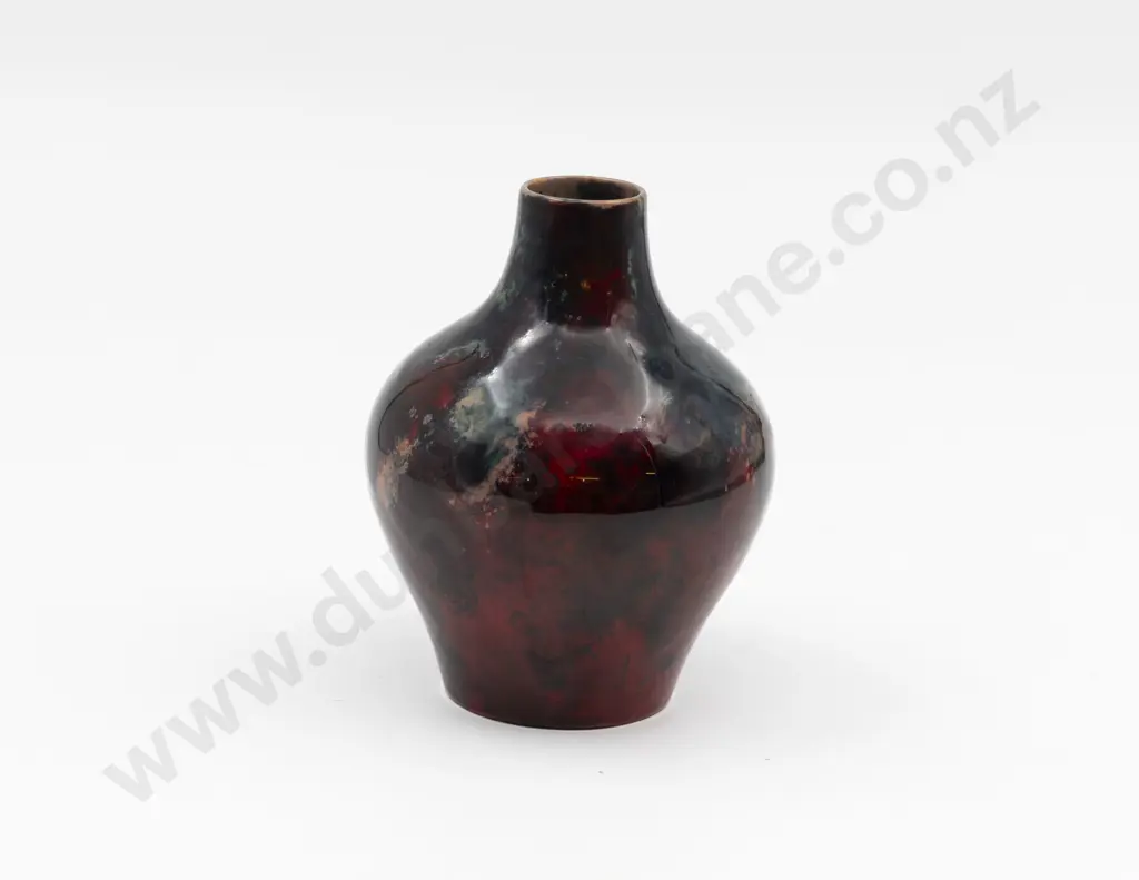 Royal Doulton Flambé Specimen Vase Image 1++