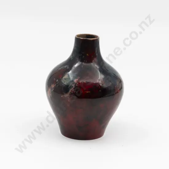 Royal Doulton Flambé Specimen Vase