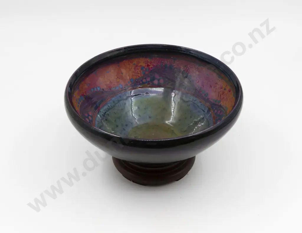Royal Doulton Flambé Deep Circular Dish Image 1++