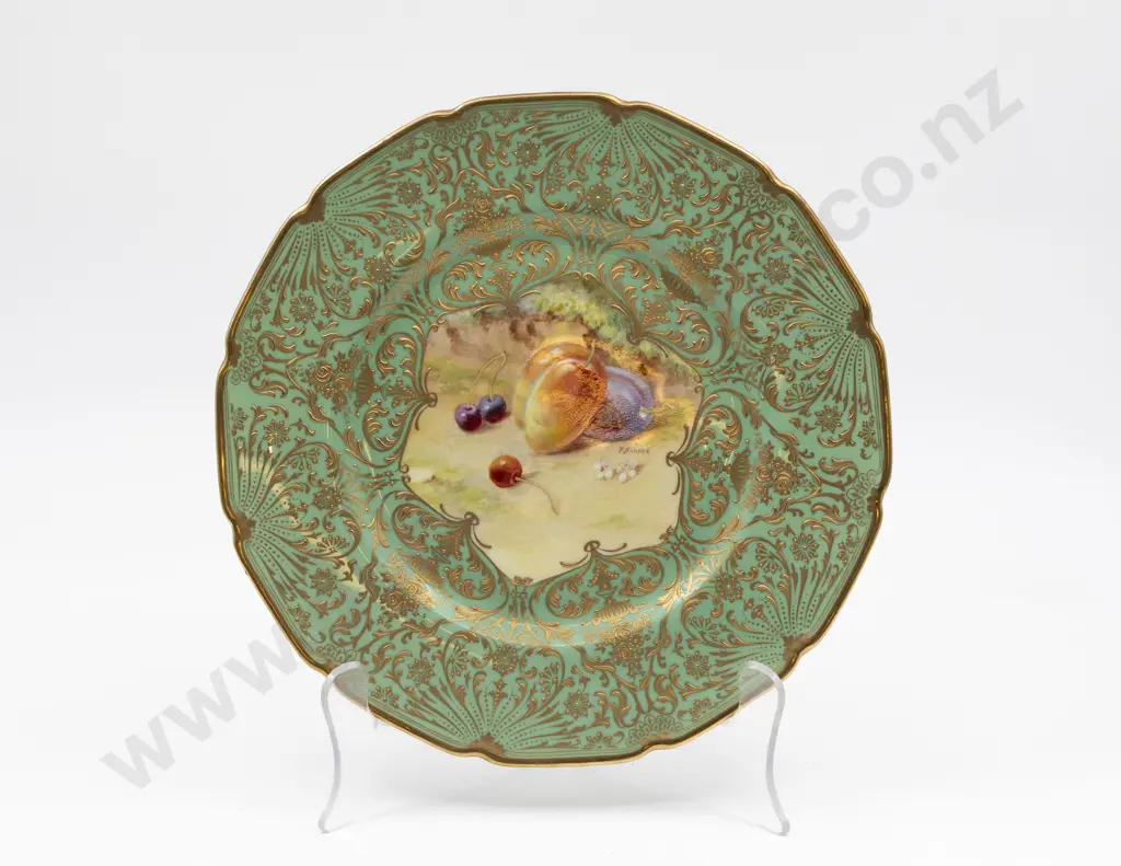 Royal Doulton Hand Painted Plate Signed H Harper Image 1++