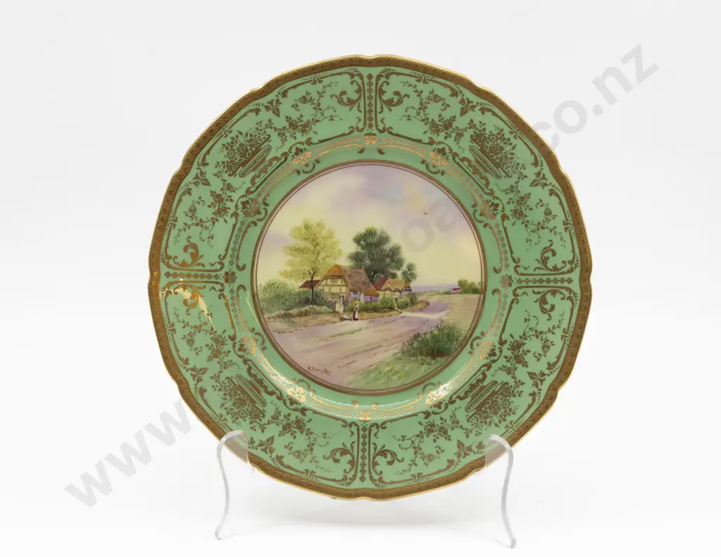 Royal Doulton Hand Painted Plate Signed K Shrigley Image 1++