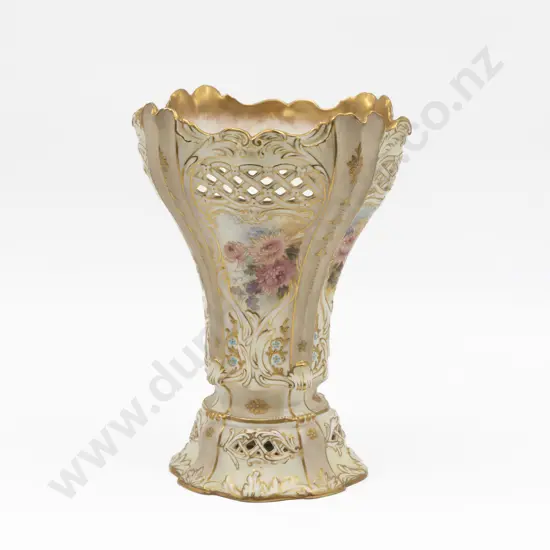 Royal Doulton Hand Painted & Decorated Mantel Vase