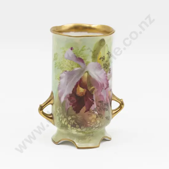 Royal Doulton Hand Painted Cattleya Orchid Painted Vase