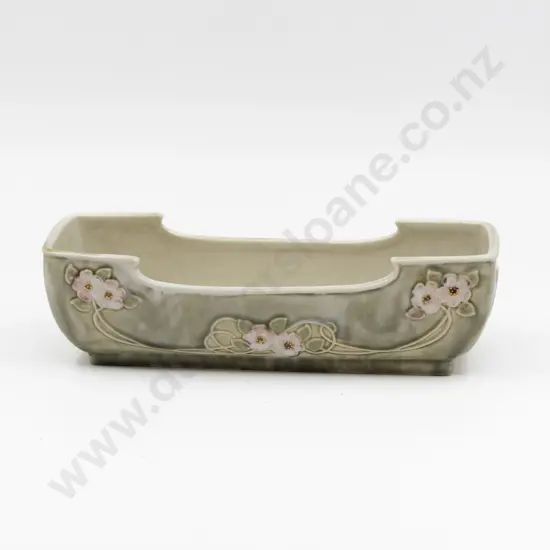 Royal Doulton Lambeth Art Nouveau Floral Pattern Flower Trough