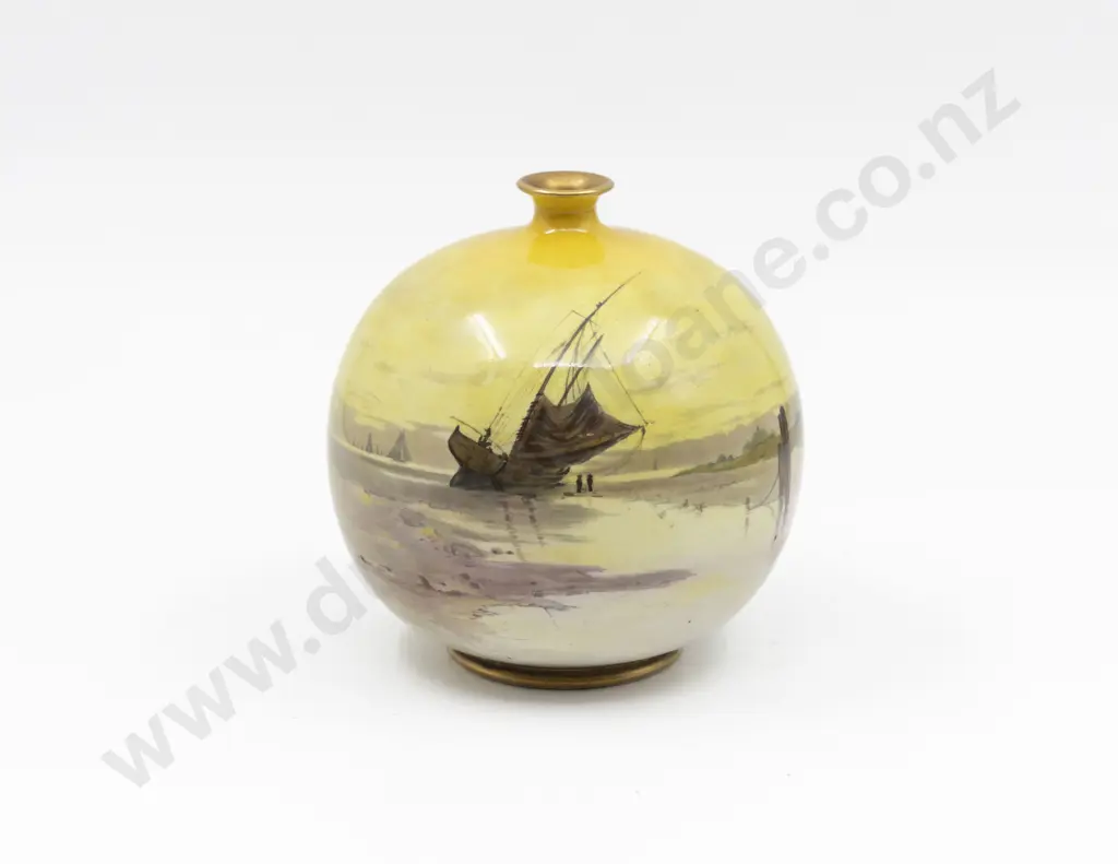 Doulton Burslem Luscian Ware Vase Signed J Walker Image 1++