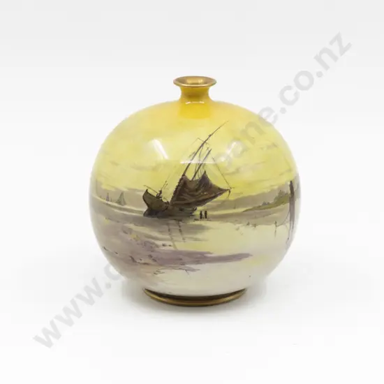 Doulton Burslem Luscian Ware Vase Signed J Walker