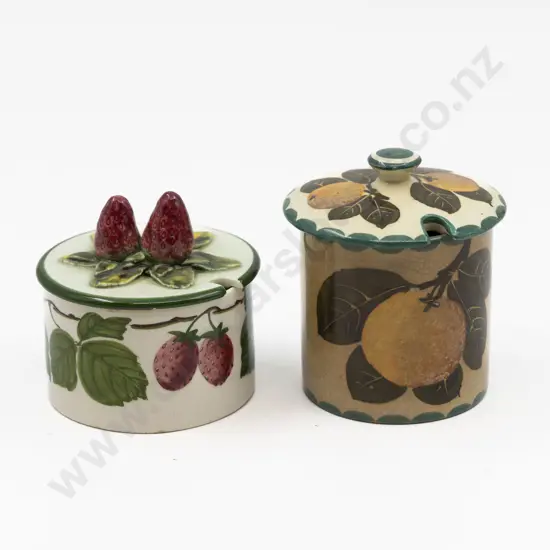Wemyss Ware & Other Preserve Pots