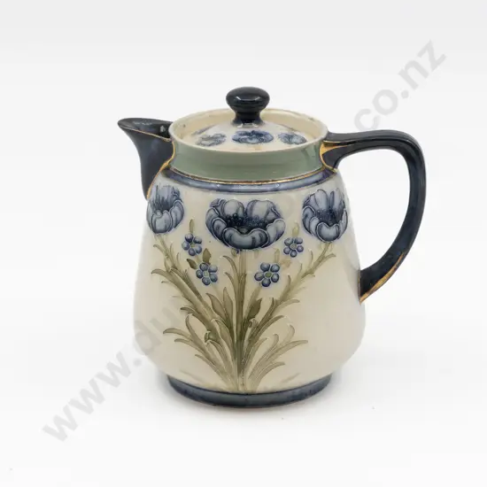 McIntyre Moorcroft Tubelined Poppy Pattern Teapot