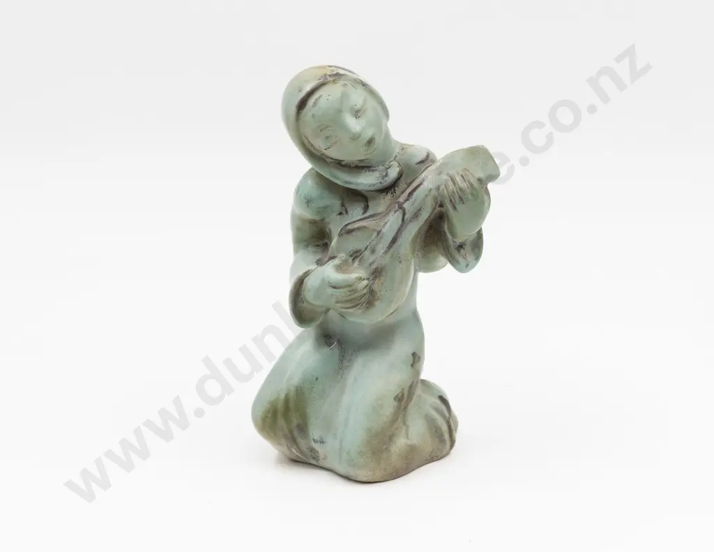 Michael Andersen & Son Bornholm Denmark Glazed Earthenware Sculptural Figure Image 1++